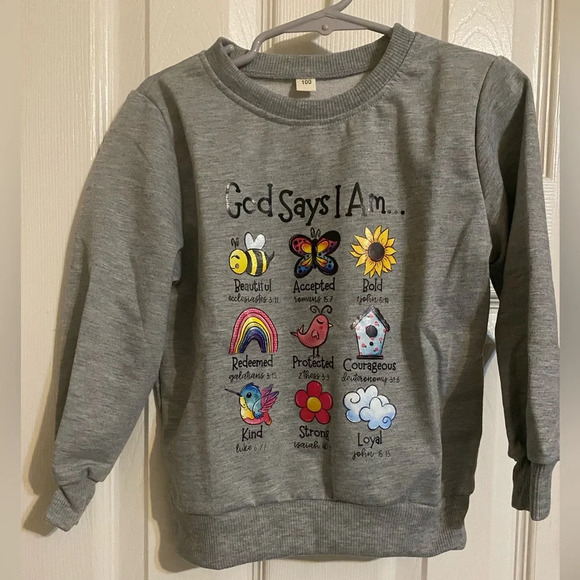 New God Says I Am Sweatshirt - Picture 1 of 7